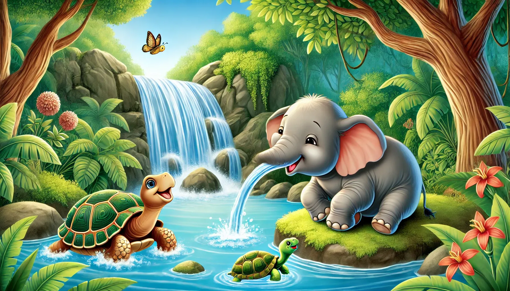 Appu, The Brave Little Elephant - Tamil Story for Kids - Animals