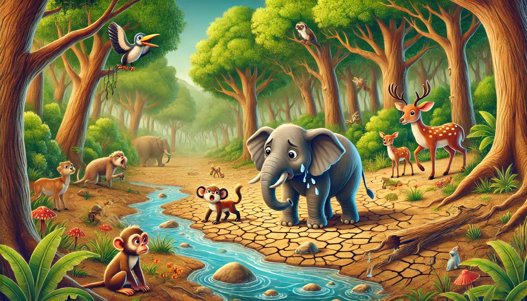 Appu, The Brave Little Elephant - Tamil Story for Kids