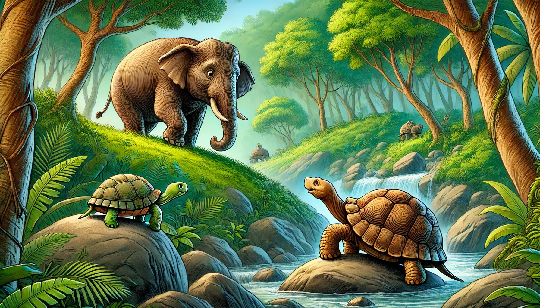 Appu, The Brave Little Elephant - Tamil Story for Kids