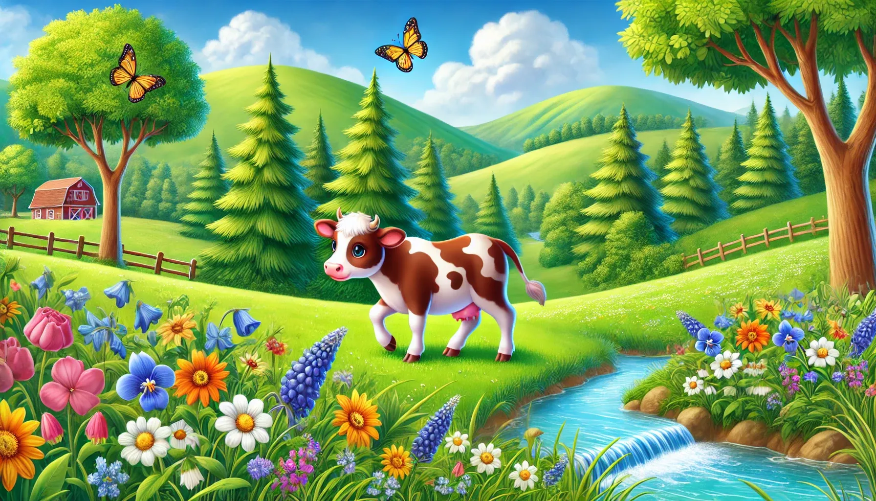 Bella - The Story of a Brave Cow for Kids