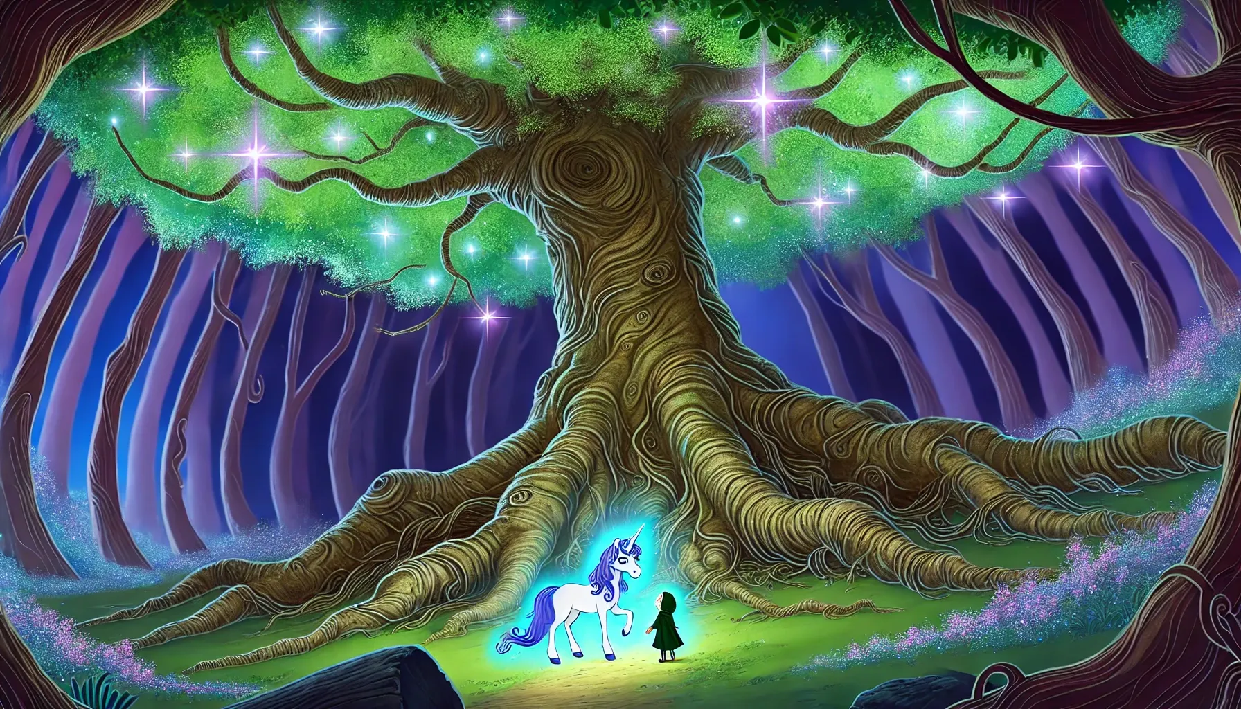 Luna and the Secret of the Enchanted Forest - Unicorn Story for Kids