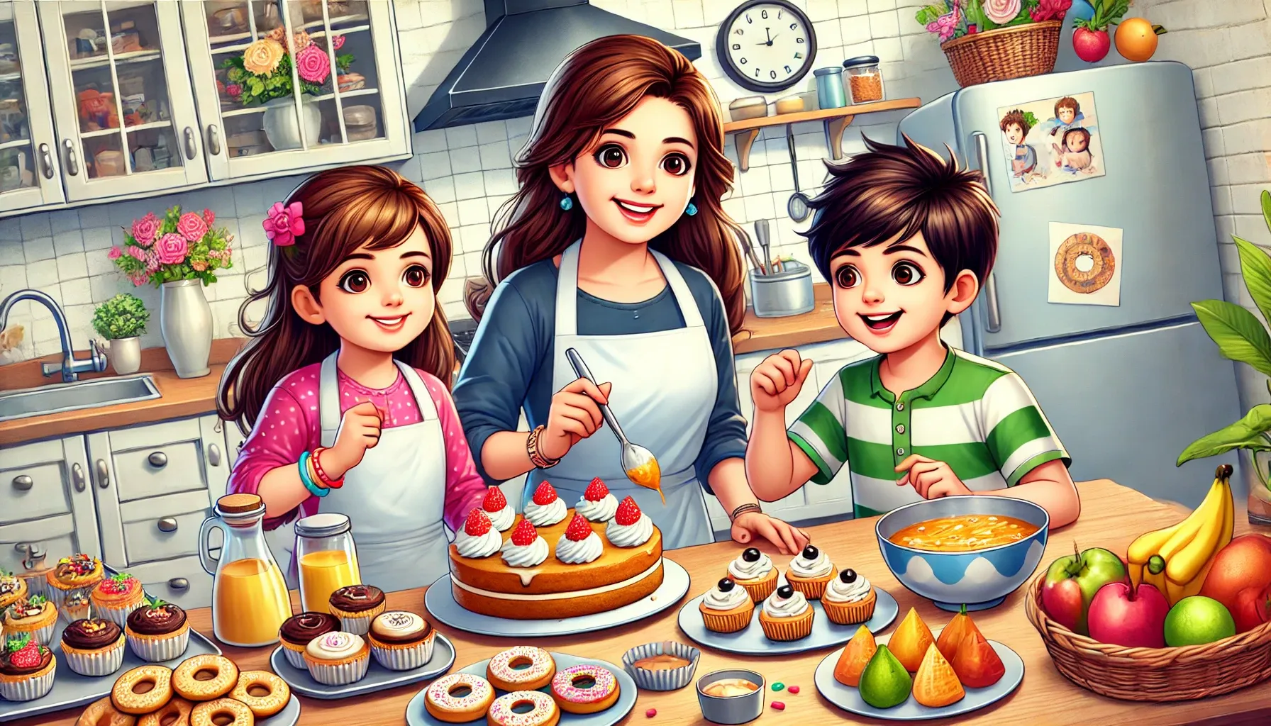 Making Sweets and Treats - Diwali story for kids