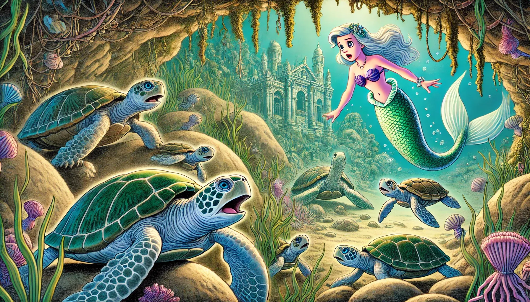 Marina, the Mermaid Part 4 - Story for Kids - Mermaid stories for kids