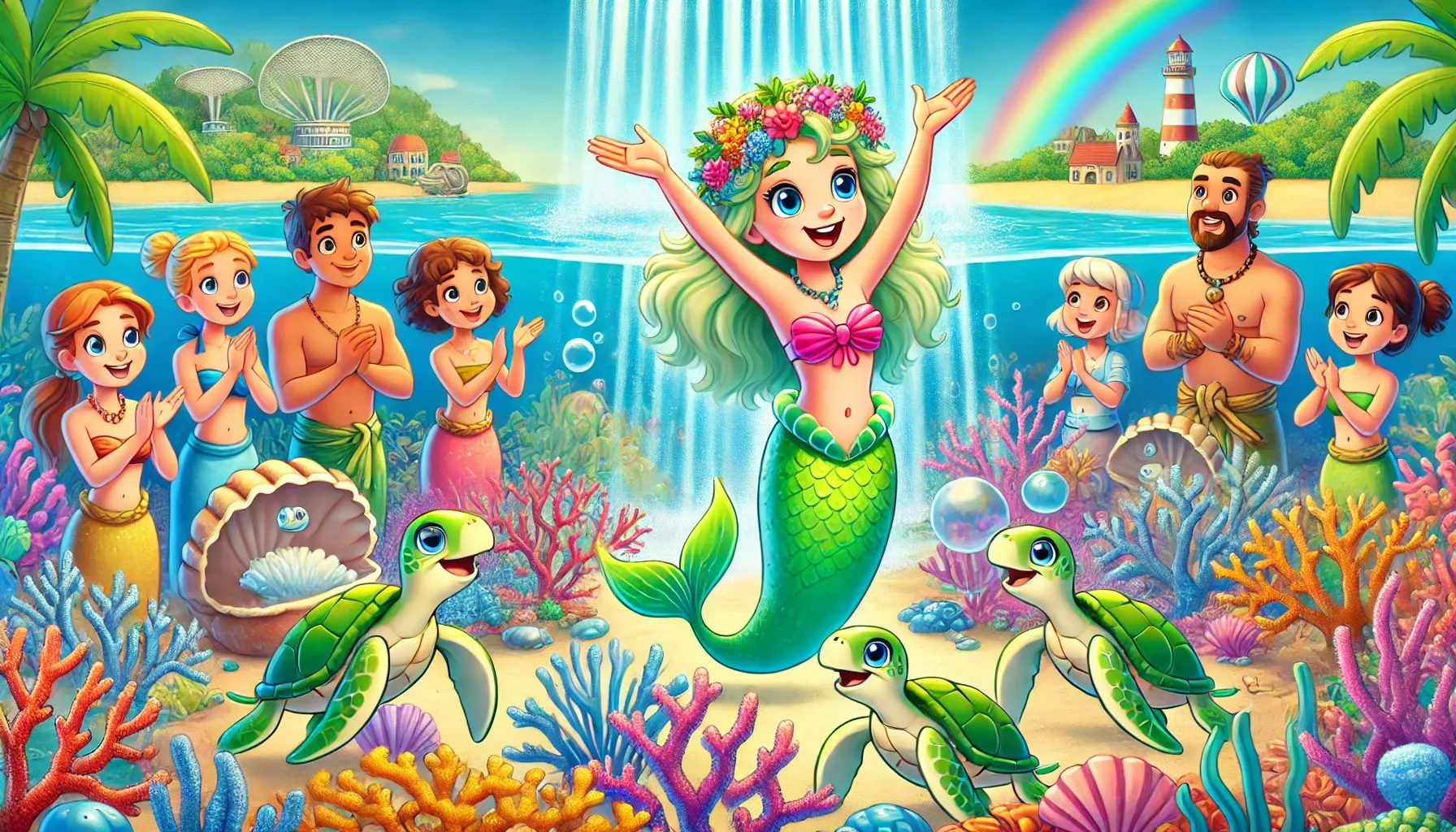 Marina, the Mermaid Part 6 - Story for Kids - Save the Ocean