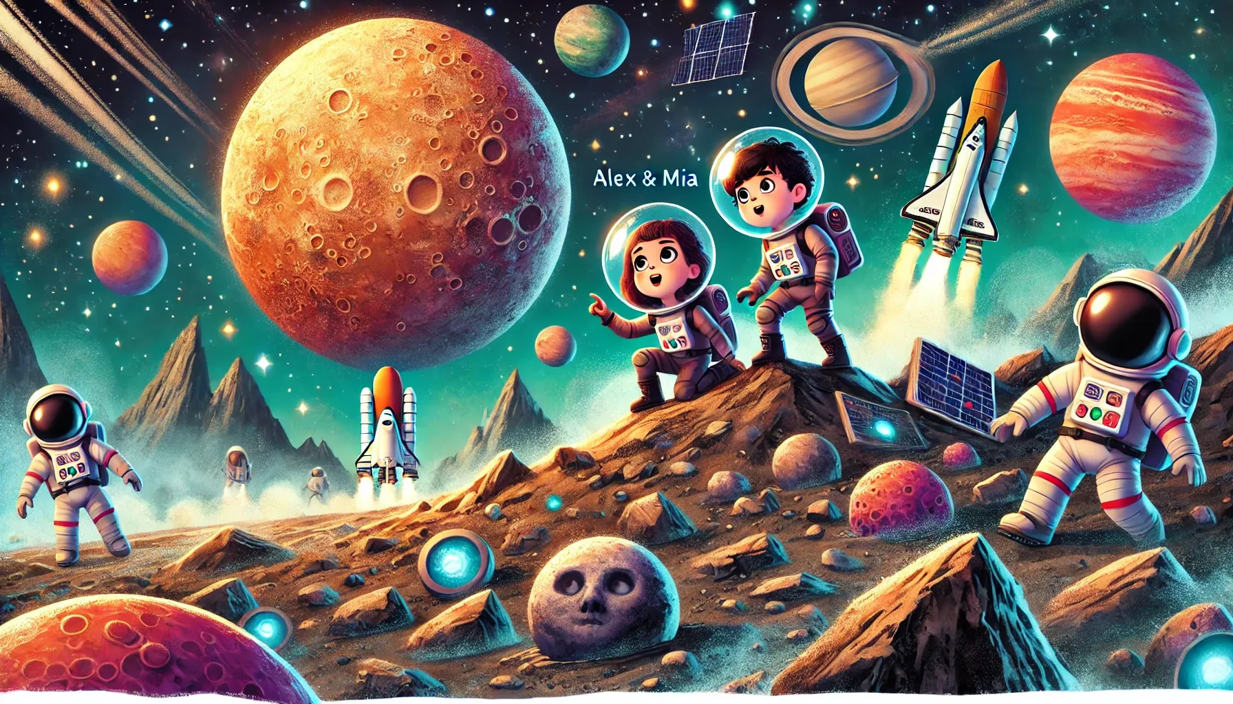 Mercury, the Swift Planet - educational stories for kids