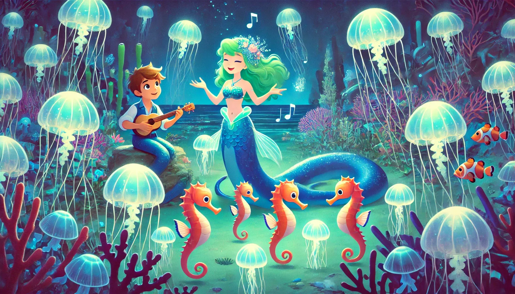 Mermaid story for kids