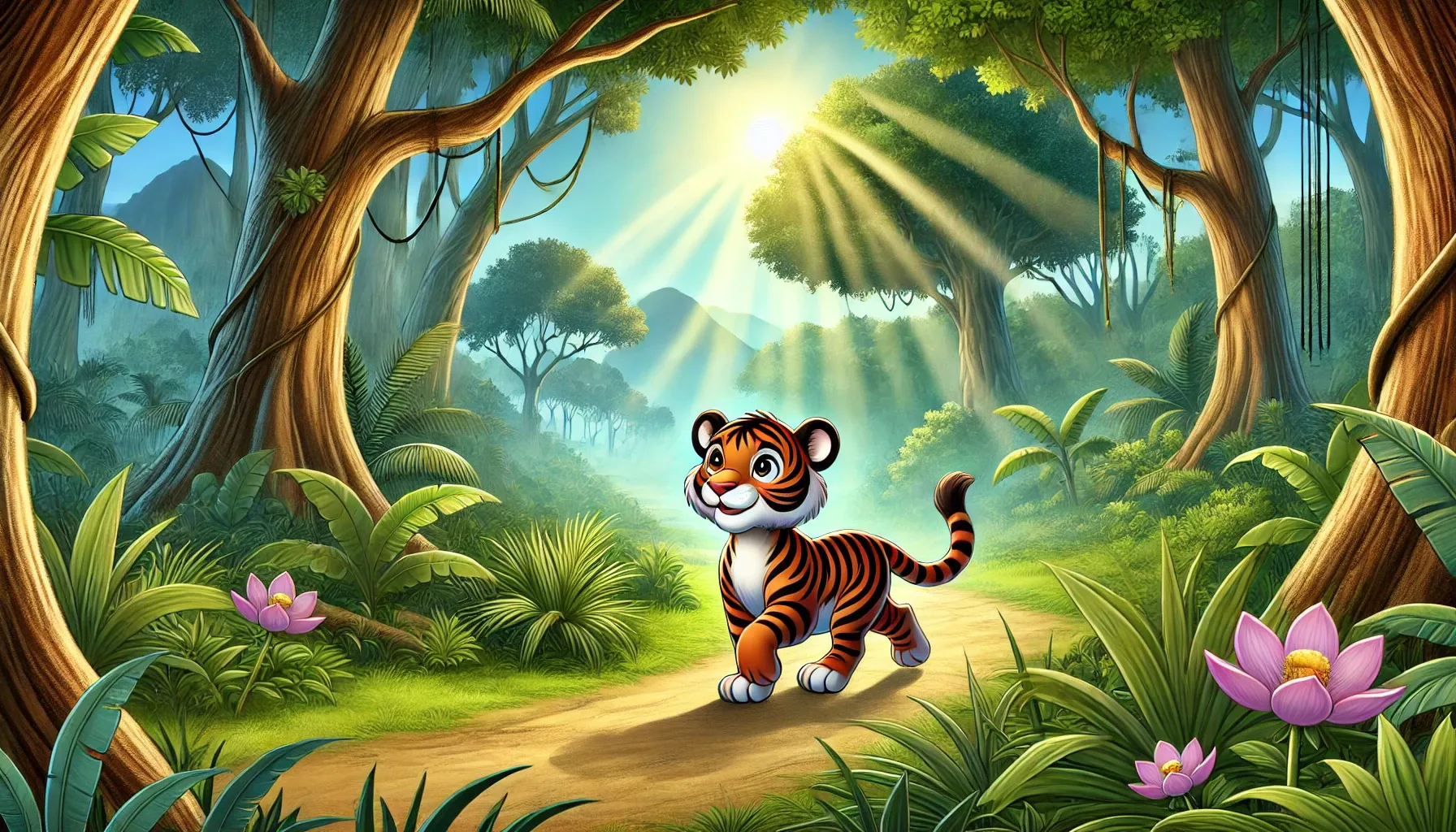 Raja's Jungle Adventure - Tiger Story for Kids