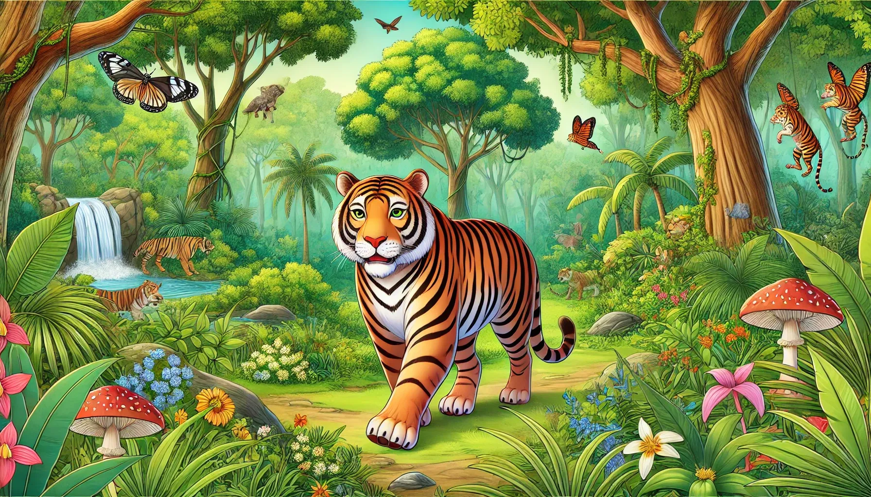 Raja the Kind Tiger - Tamil Story for Kids