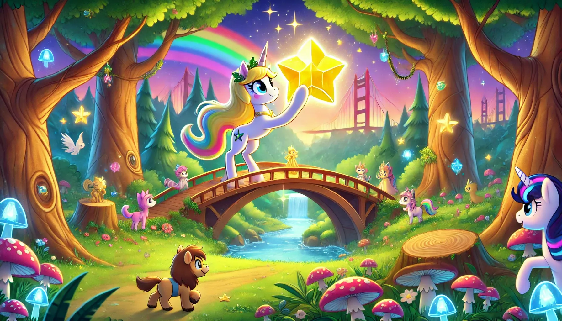 Star and the Rainbow Bridge - Part 2 The Quest for the Lost Gem - Unicorn Stories