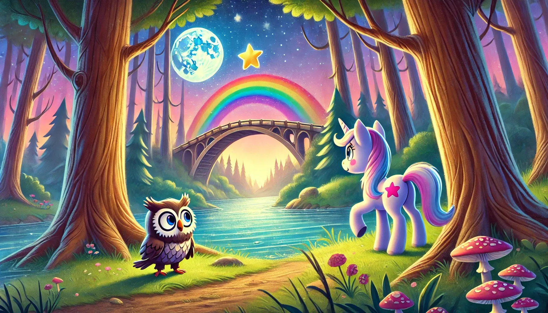 Star and the Rainbow Bridge - Part 2 The Quest for the Lost Gem - Unicorn Stories