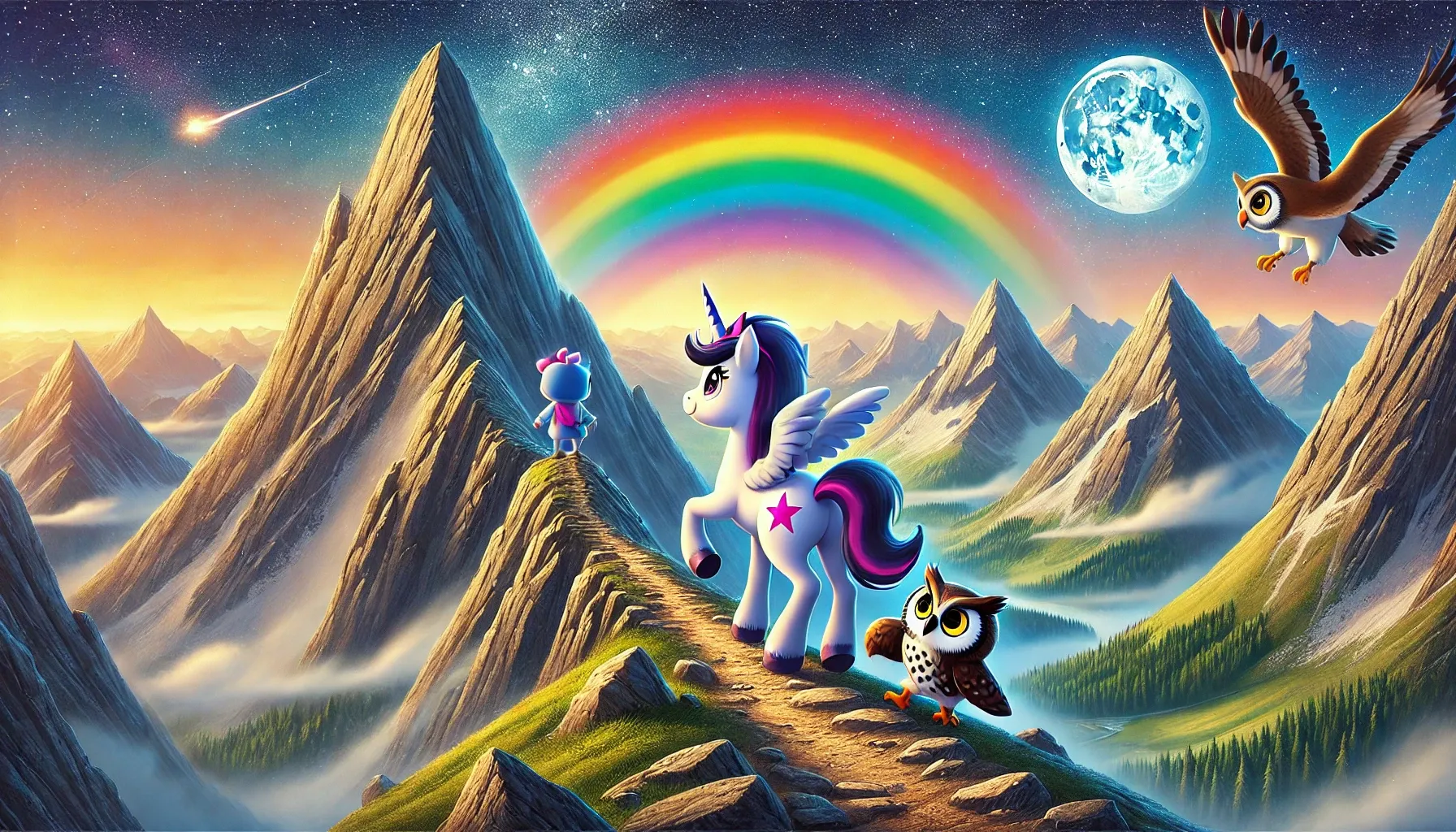 Star and the Rainbow Bridge - Unicorn Story for Kids