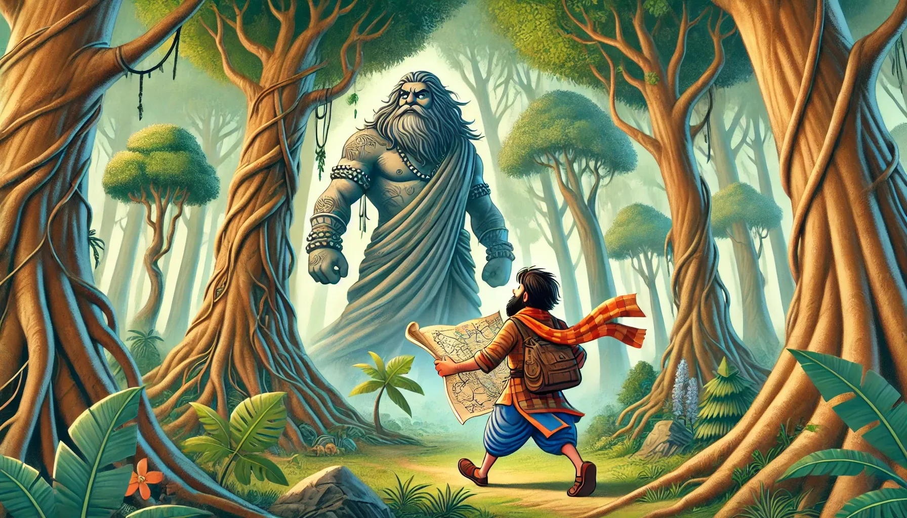 The Ancient Forest - hindi story for kids