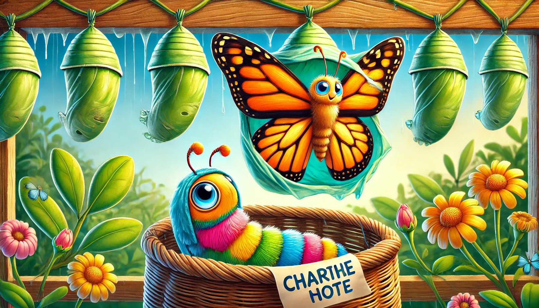 The Beautiful Butterfly - Caterpillar story for kids bedtime