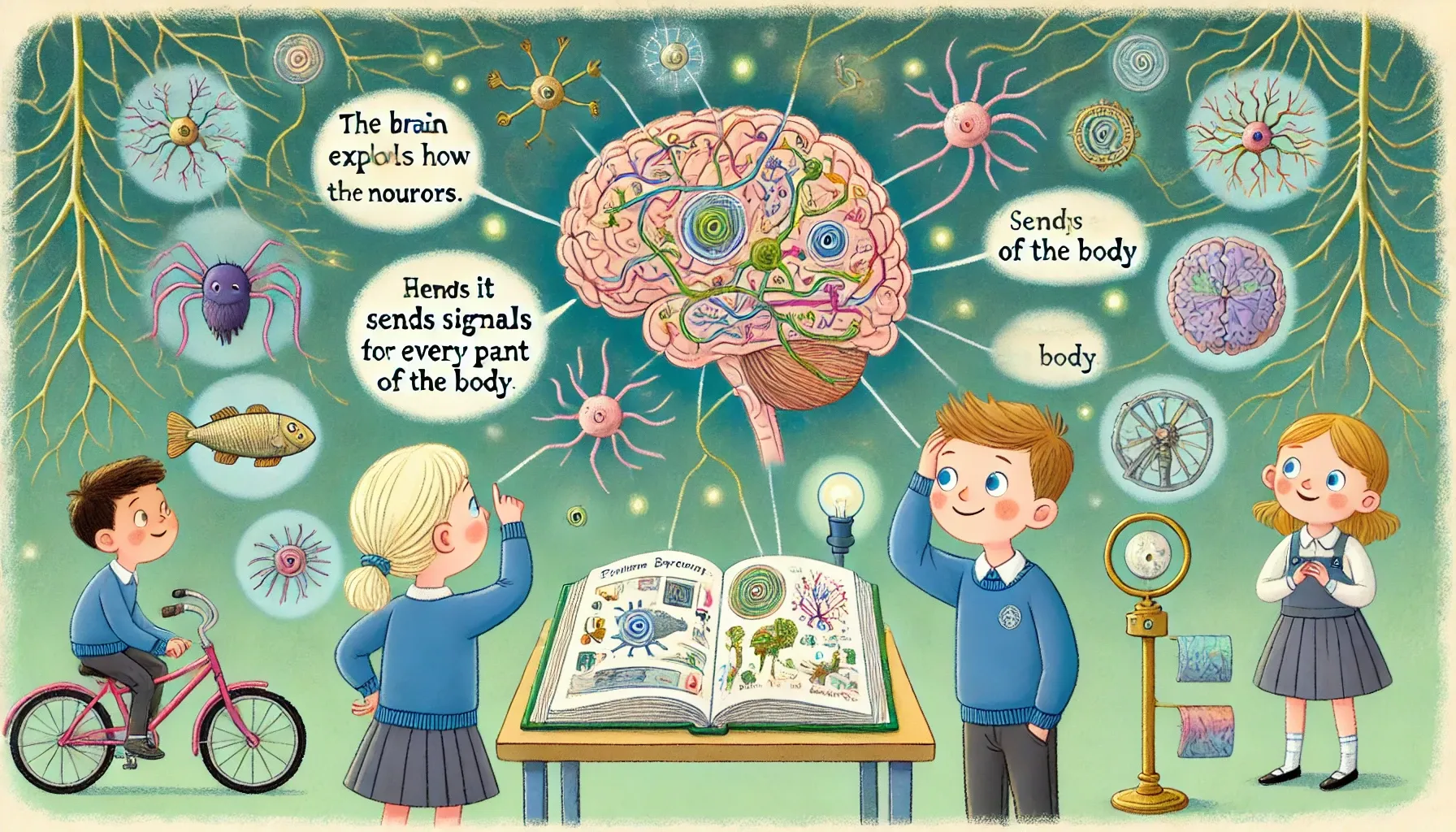 The Brain’s Command Center - Educational story for kids