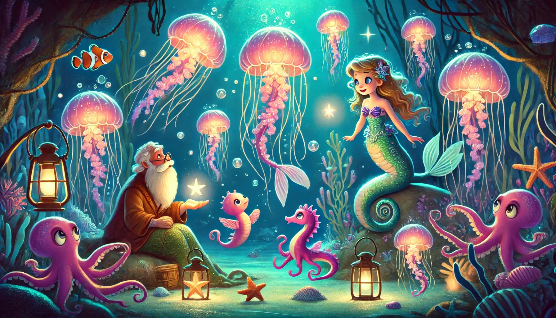 The Enchanting Creatures - Mermaid story for kids