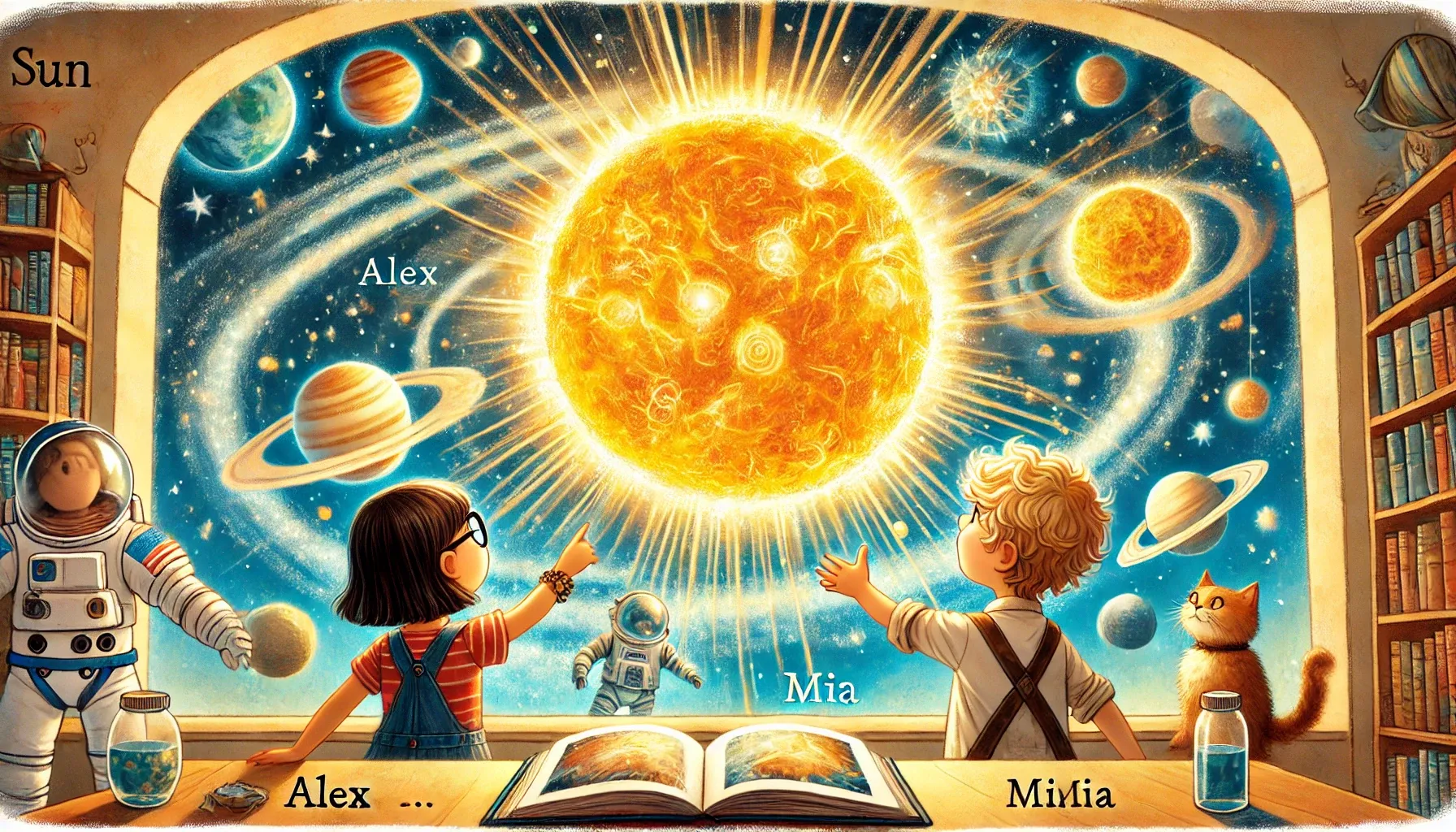 The Fiery Sun - educational stories for kids