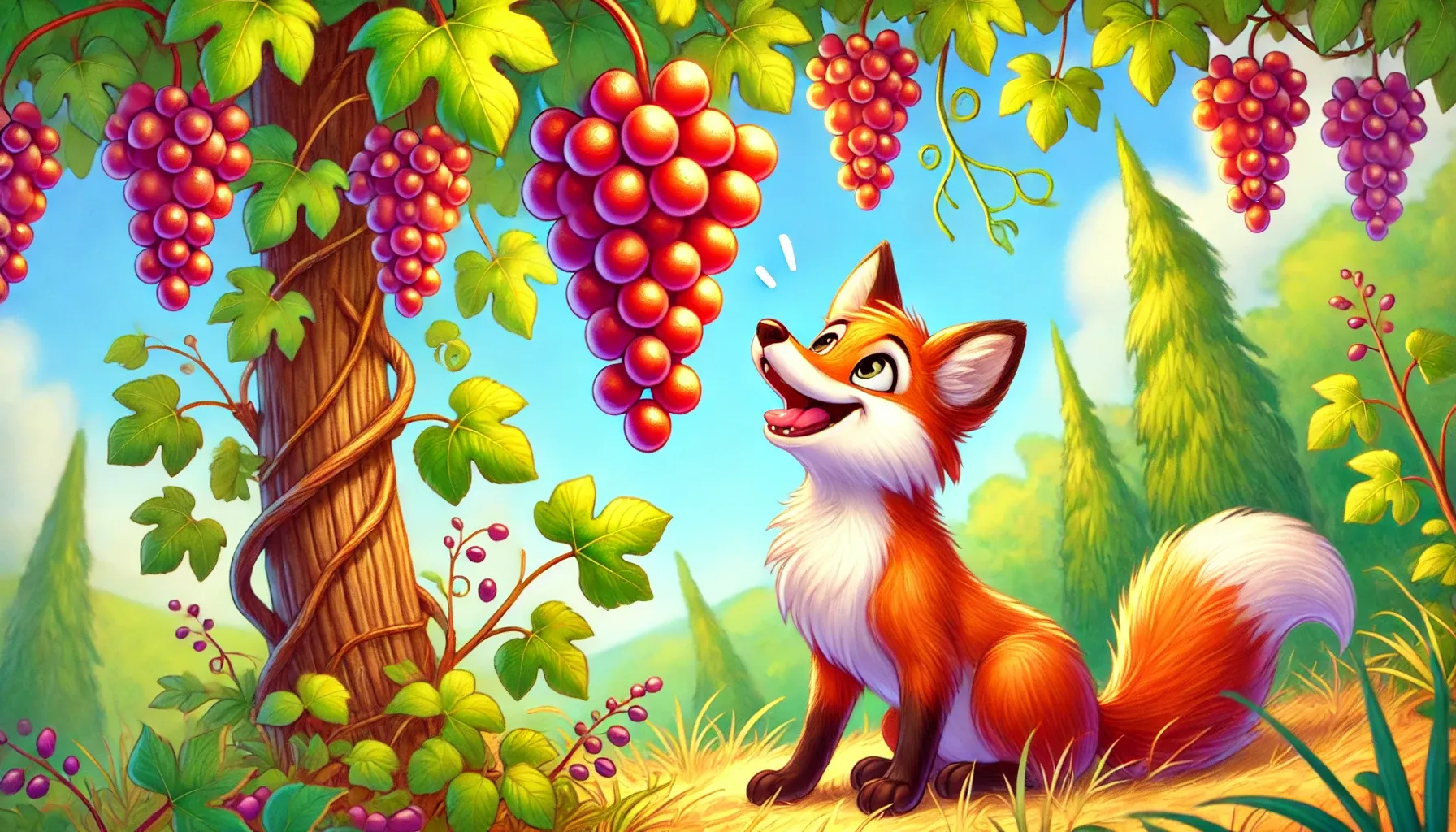 The First Attempt - The fox and the grapes