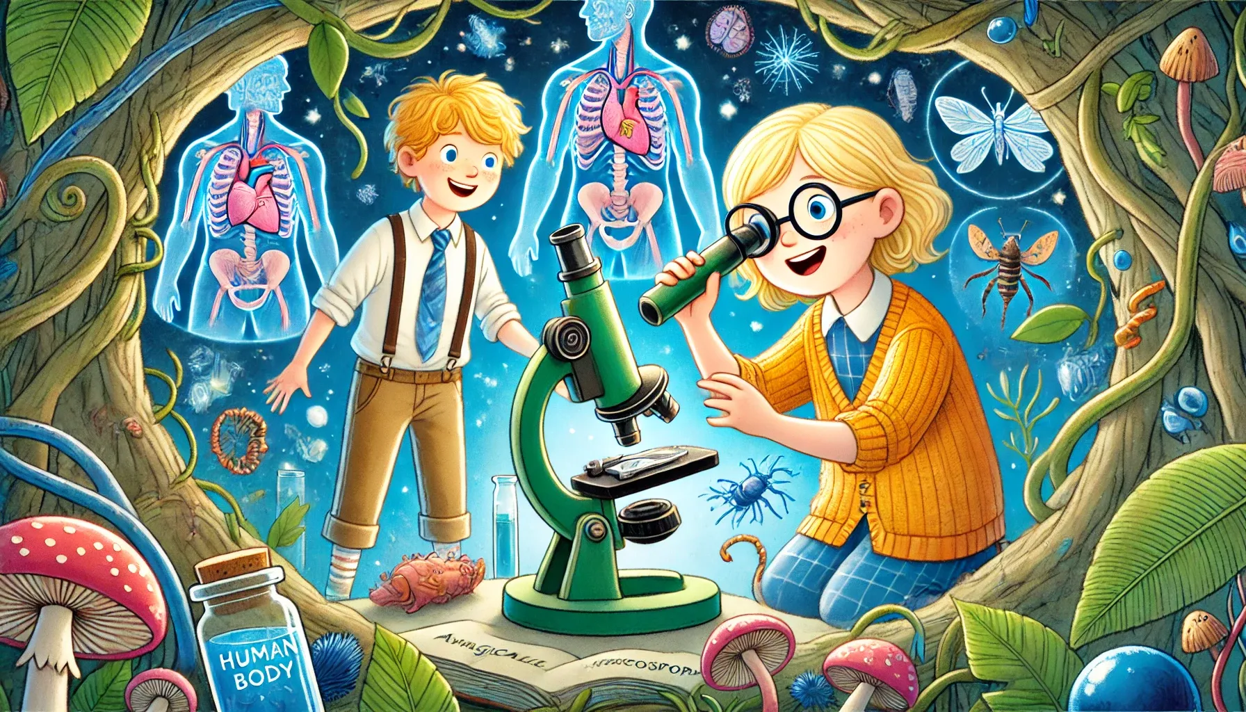 The Magic Microscope - Educational story for kids