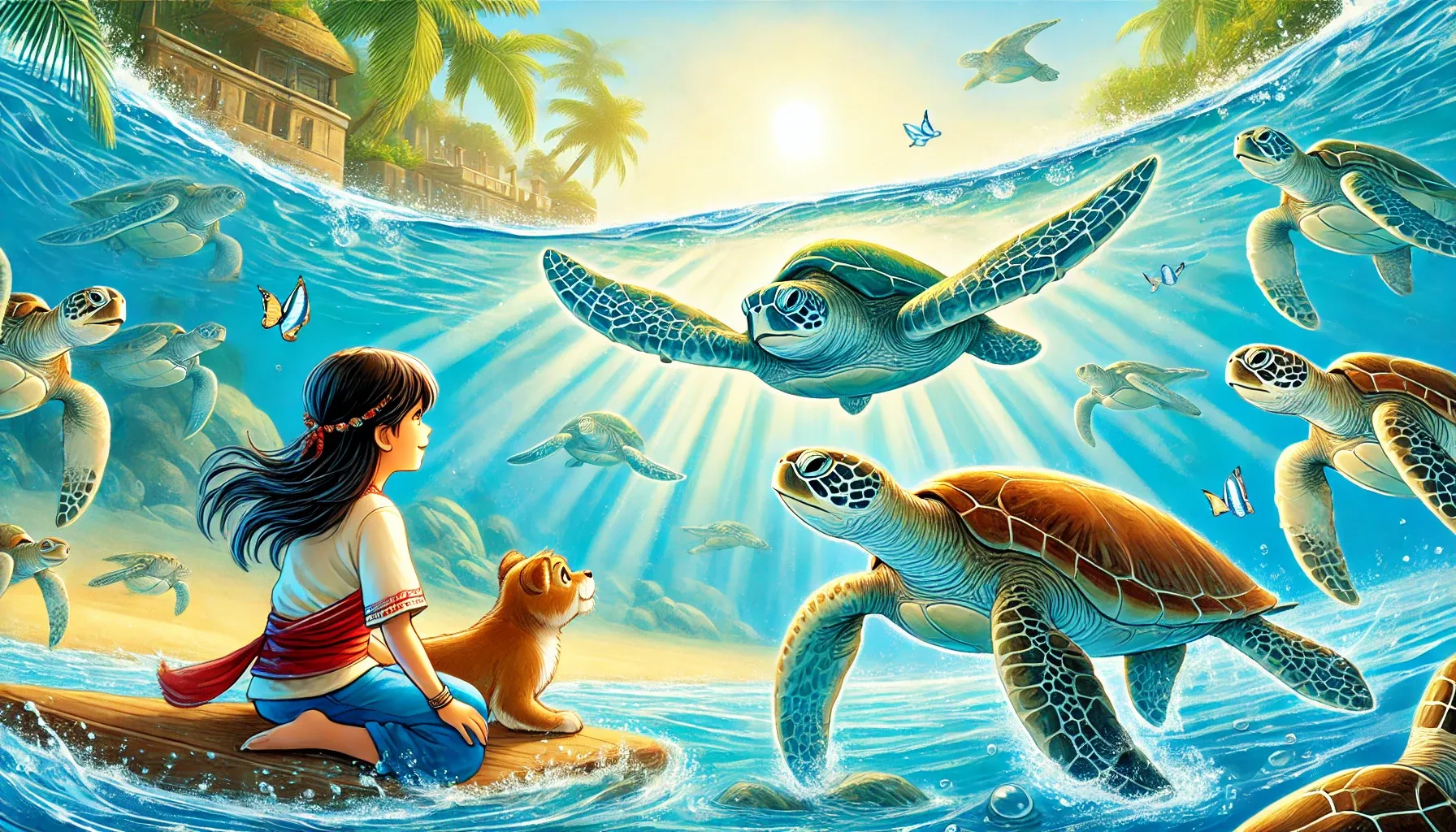 The Magnificent Sea Turtles - educational stories for kids