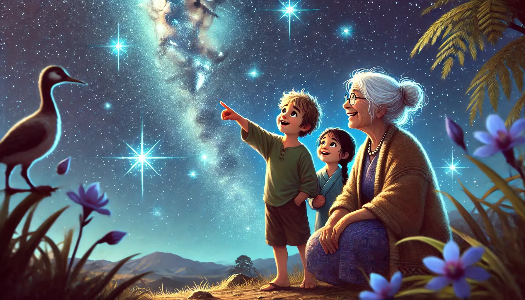 The Night of the Stars - Matariki story for kids