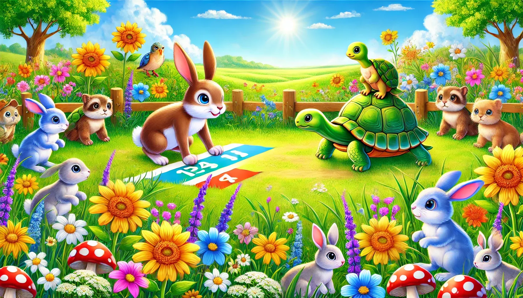 The Rabbit and the Tortoise Story