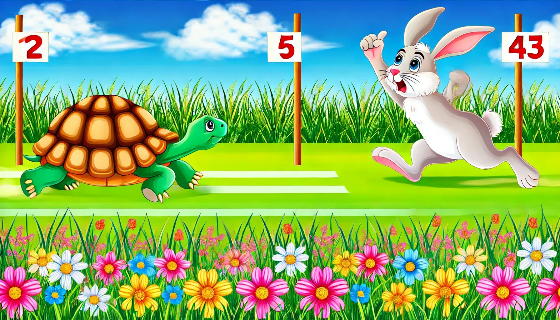 The Rabbit and the Tortoise Story