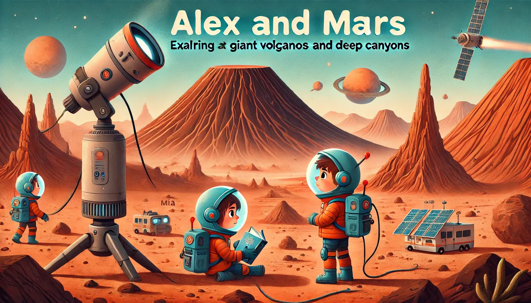 The Red Planet, Mars - educational stories for kids