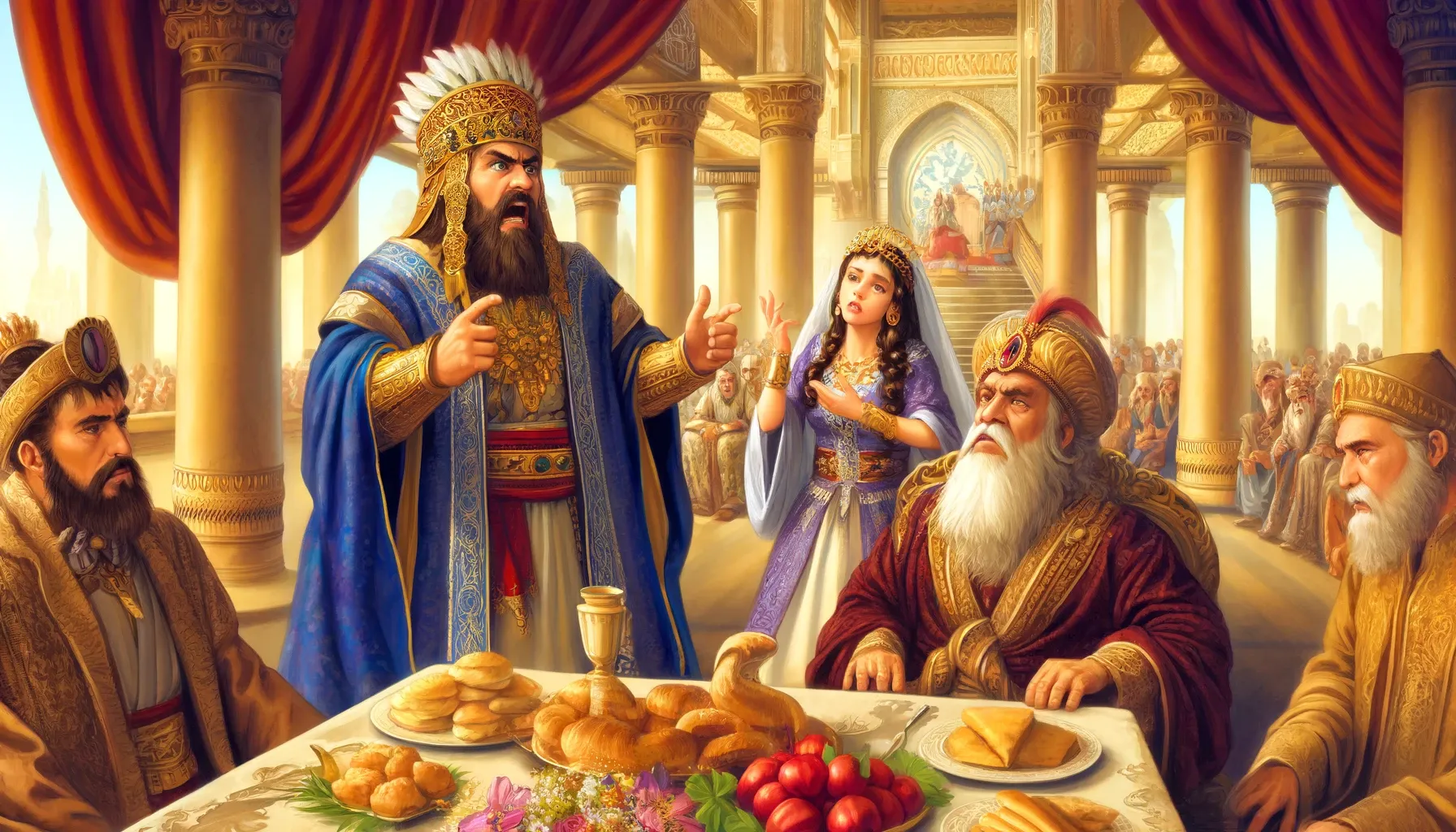 The Story of Esther - Bible Stories for Kids - King Xerxes