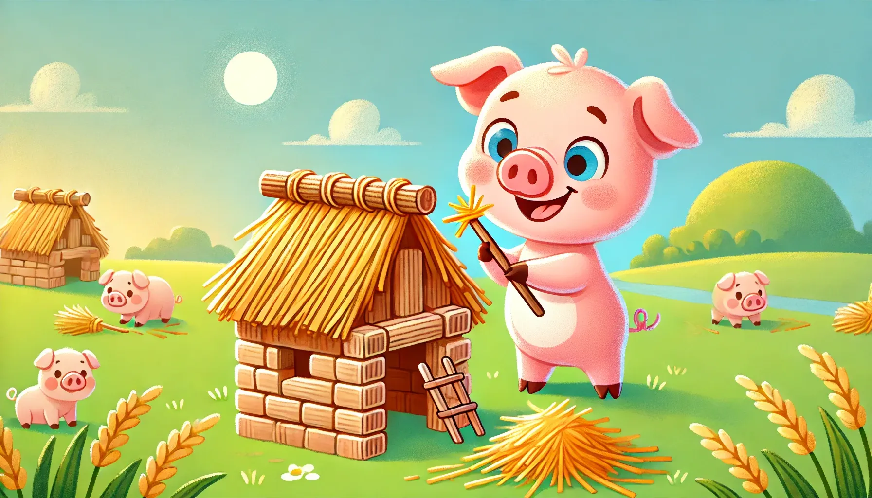 The Straw House - The three little pigs