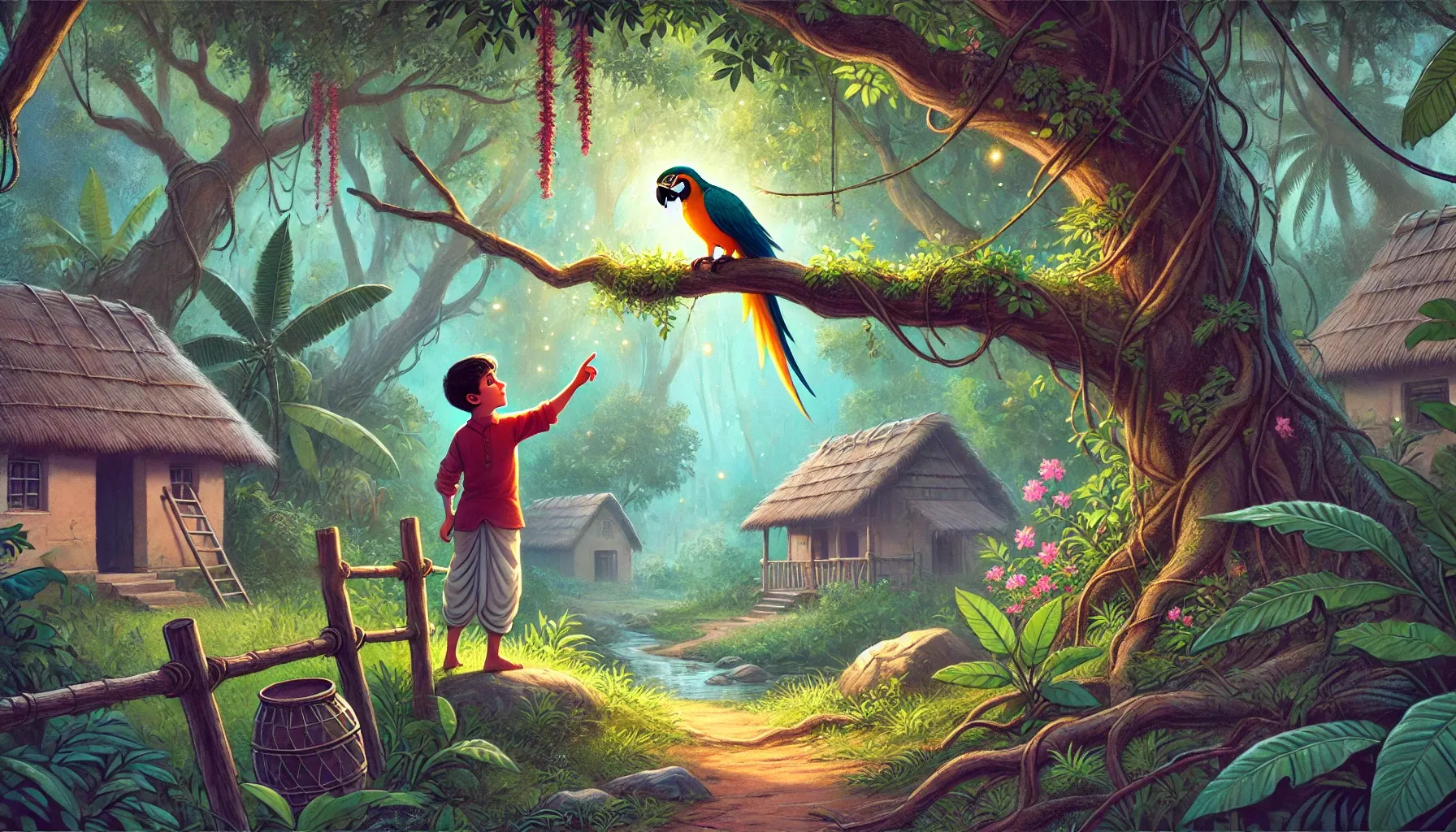 The Tale of the Talking Parrot - Tamil Story for Kids