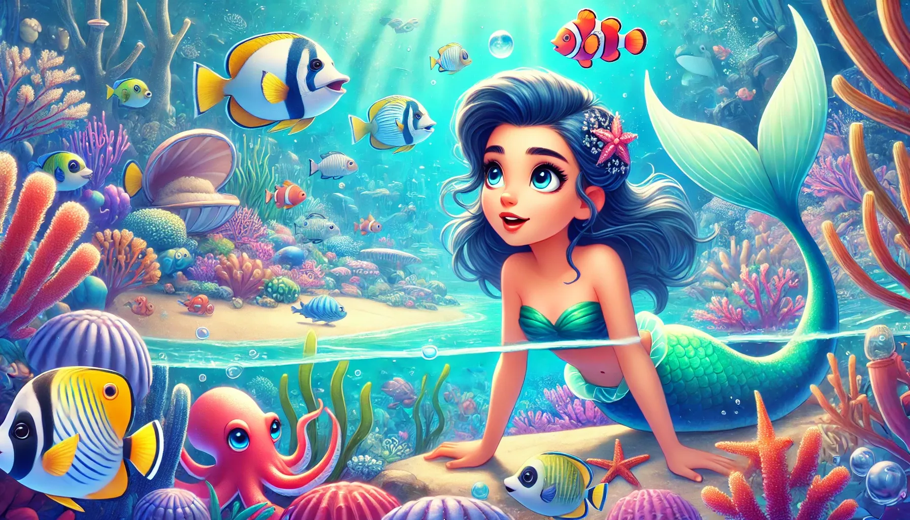 The Uncharted Waters - Mermaid Story for kids