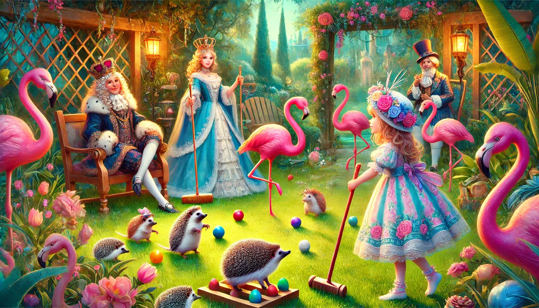 The queens garden - Alice in wonderland 