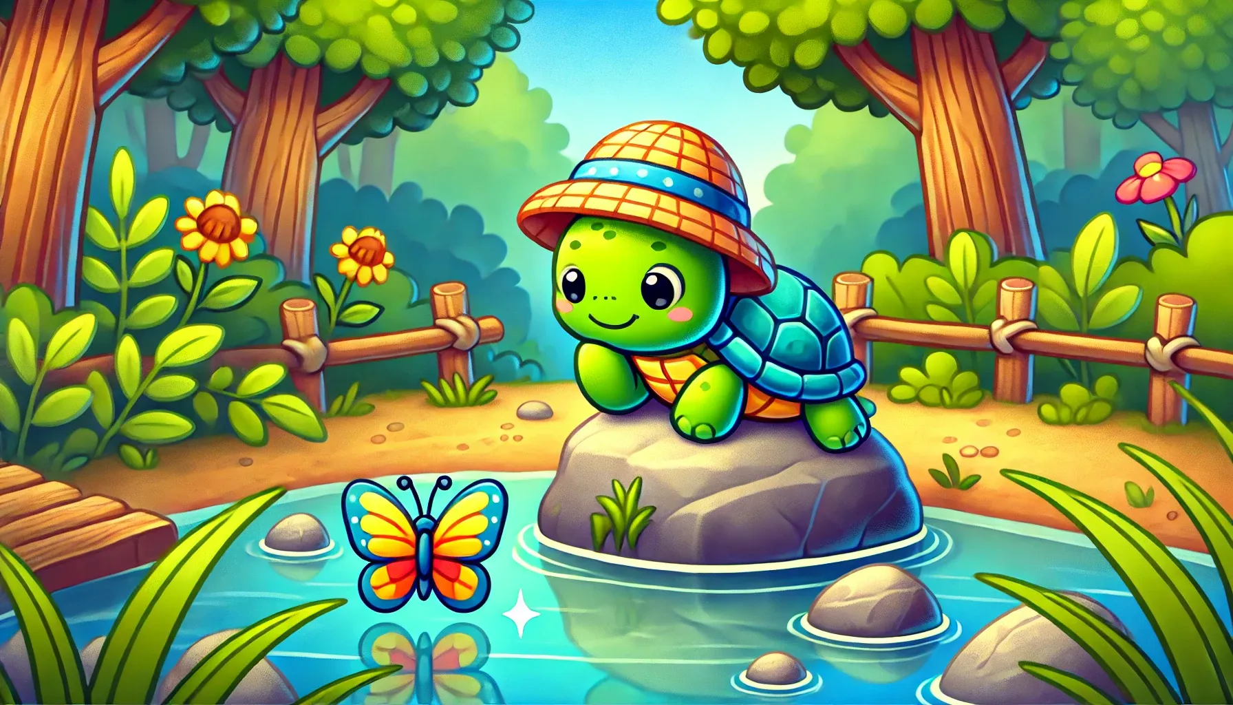 The Brave Little Turtle: A Short Story of Courage and Friendship