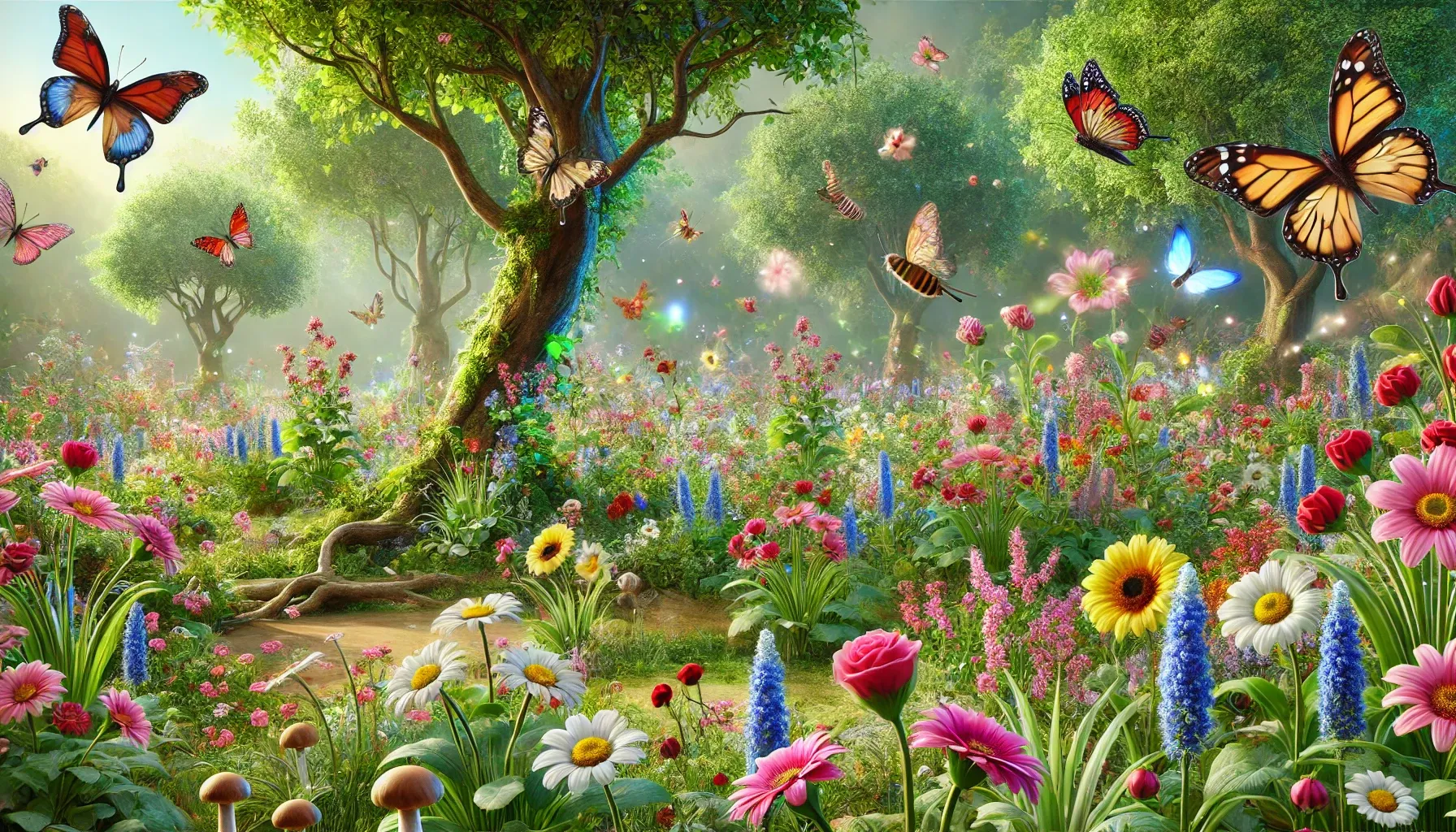 The Magic Garden of Flowers and Butterflies - Bedtime Stories