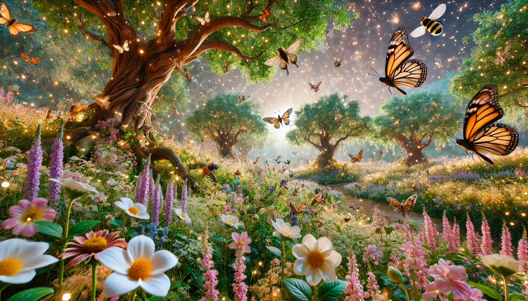 The Magic Garden of Flowers and Butterflies - Bedtime Stories