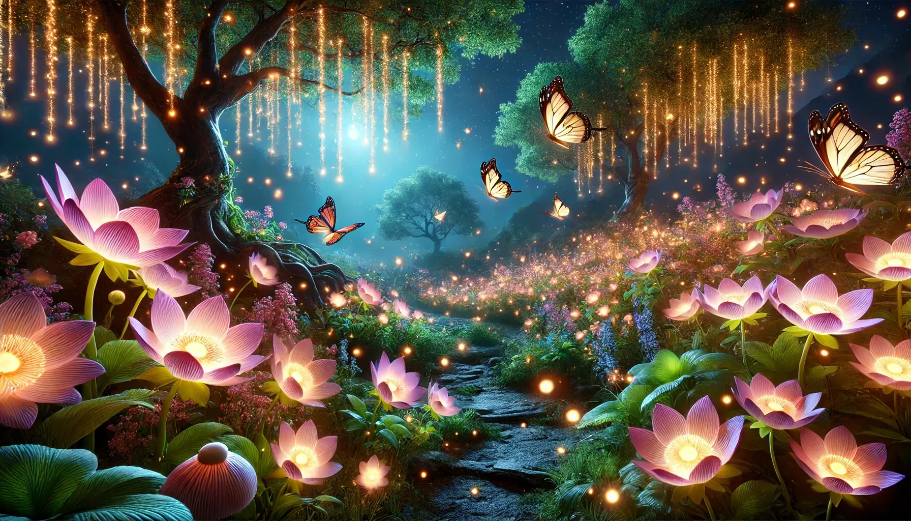 The Magic Garden of Flowers and Butterflies - Bedtime Stories