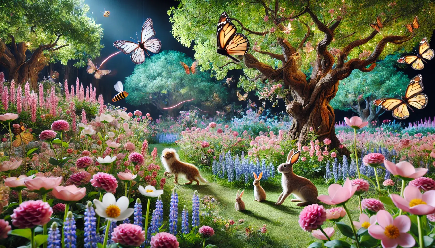 The Magic Garden of Flowers and Butterflies - Bedtime Stories