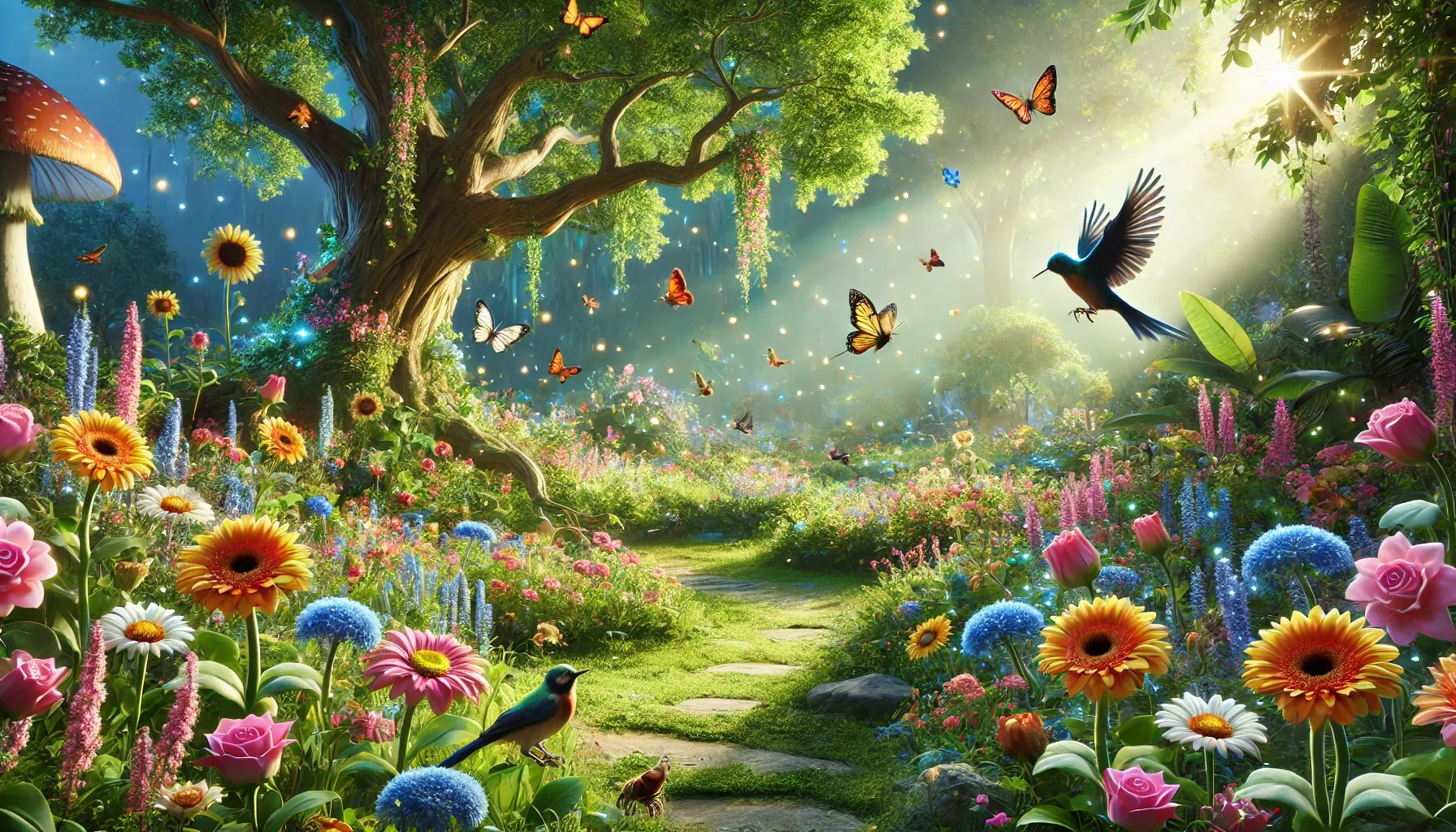 The Magic Garden of Flowers and Butterflies - Bedtime Stories