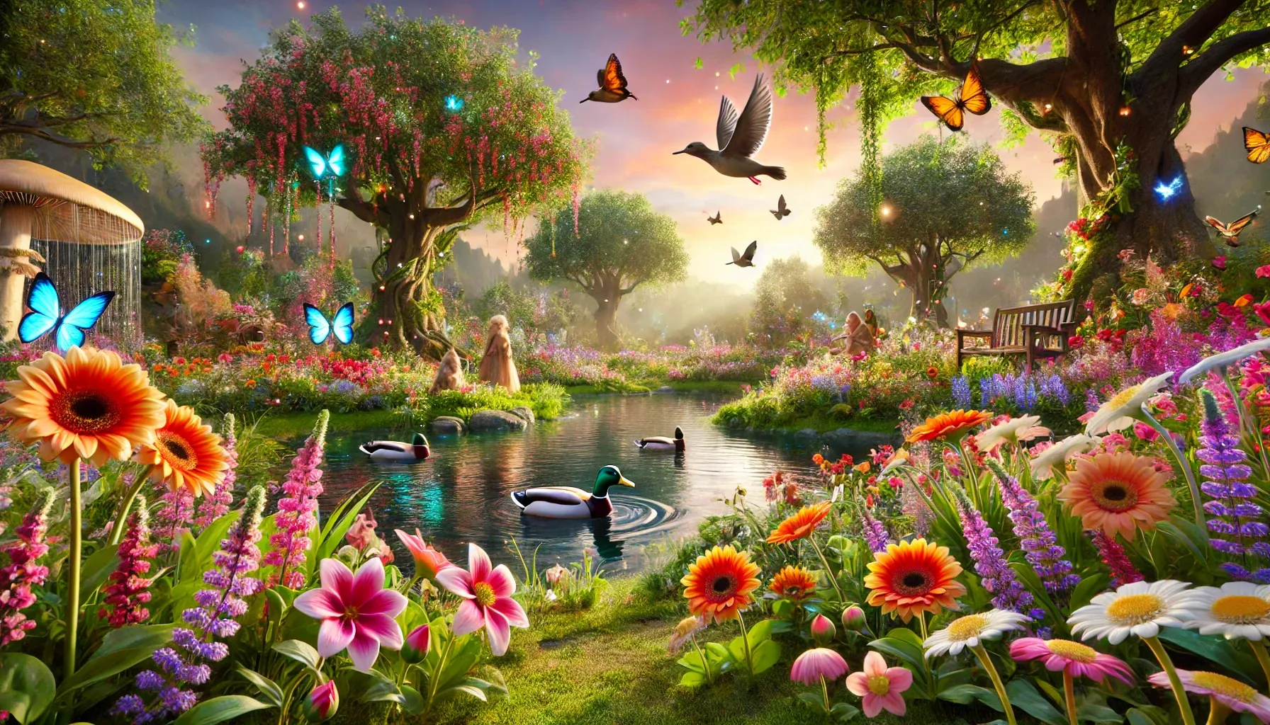 The Magic Garden of Flowers and Butterflies - Bedtime Stories