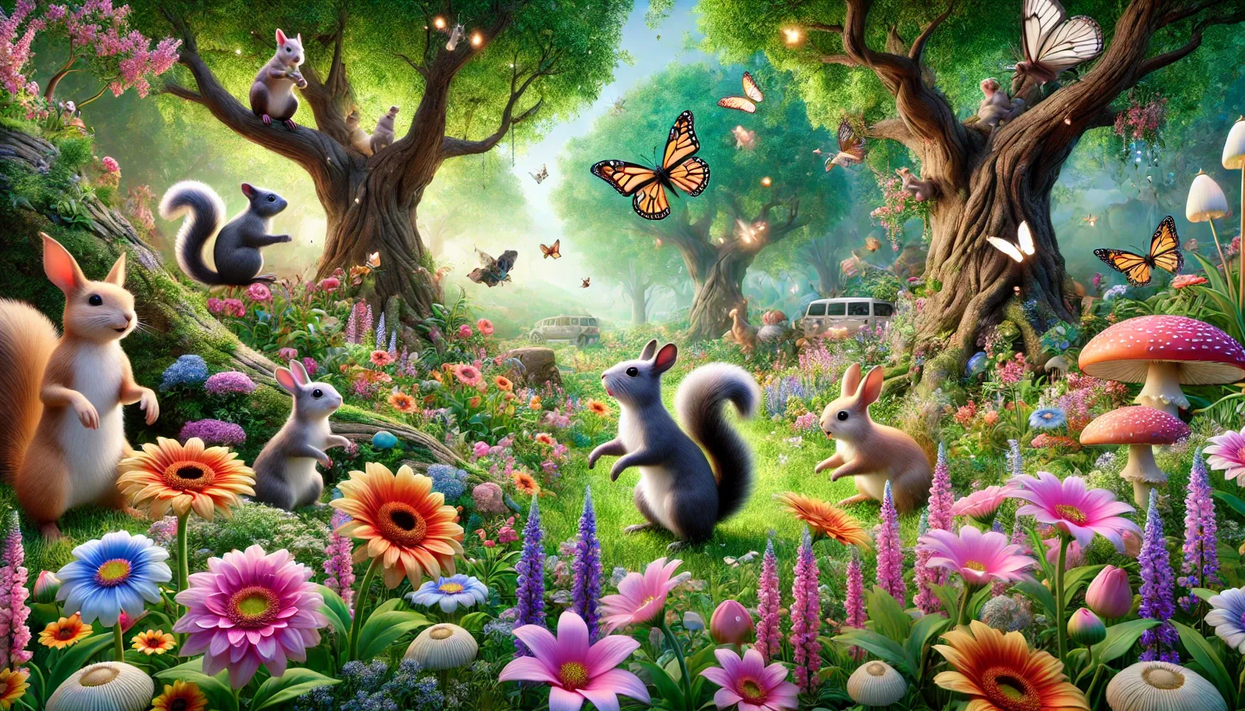 The Magic Garden of Flowers and Butterflies - Bedtime Stories