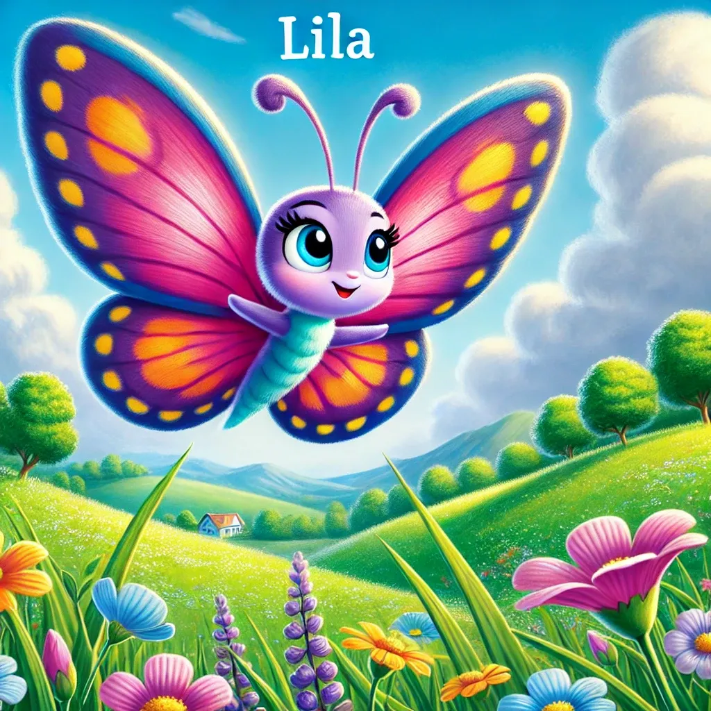 Lila, the Brave Butterfly - Story for Kids Caterpillar story