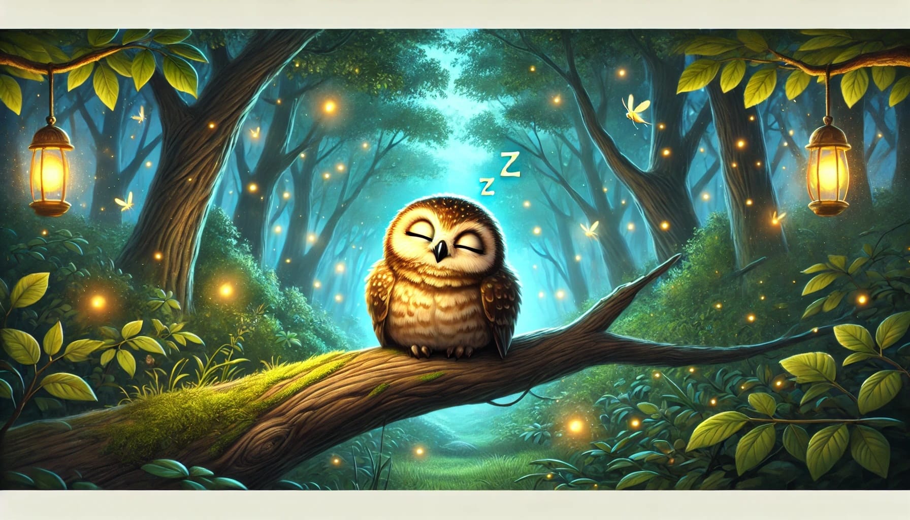 The Sleepy Owl’s Nighttime Adventure - Bedtime Story