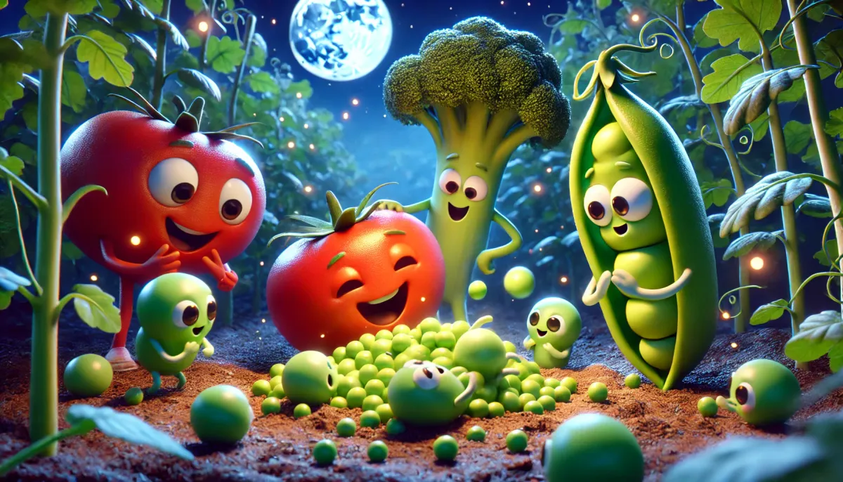 The Funny Vegetables' Garden Adventure