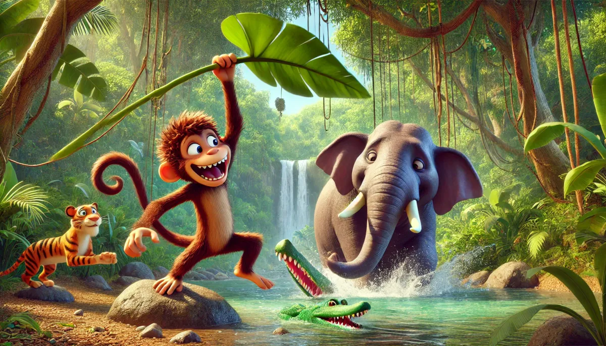 The Funny Jungle Animals’ Big Adventure