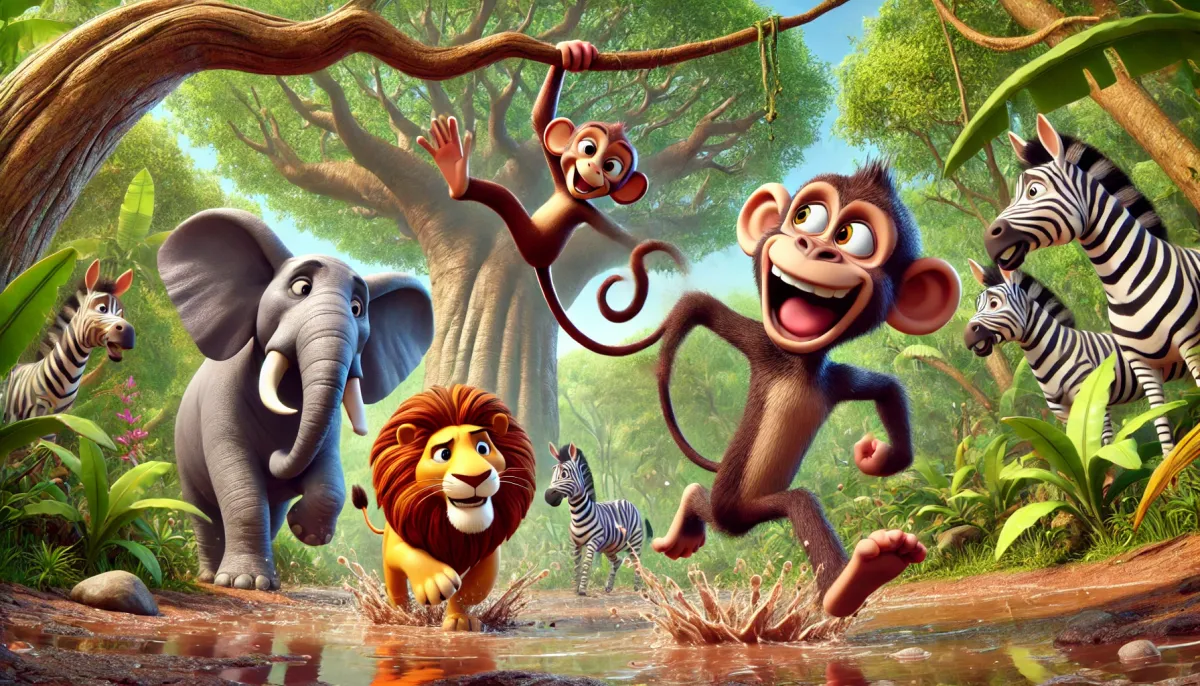 The Funny Jungle Animals’ Big Adventure