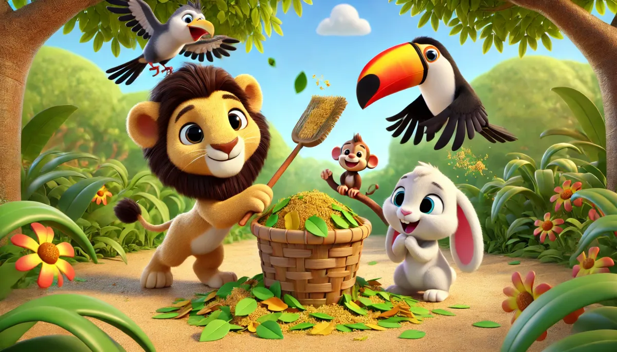 Clean Up Fun with Leo the Lion Cub