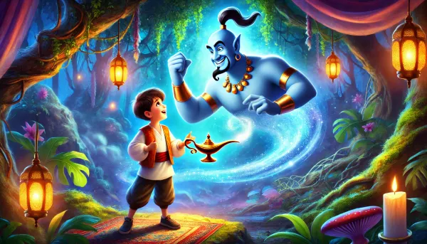 Aladdin Story for Kids: The Magic Lamp Adventure. Part 1