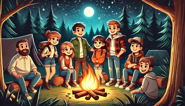 The Mysterious Forest - Campfire Story for Kids