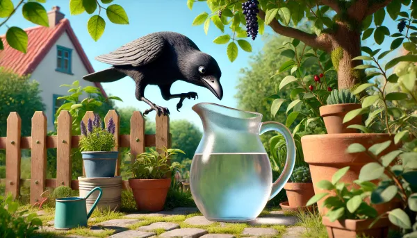 Thirsty Crow Story for Kids