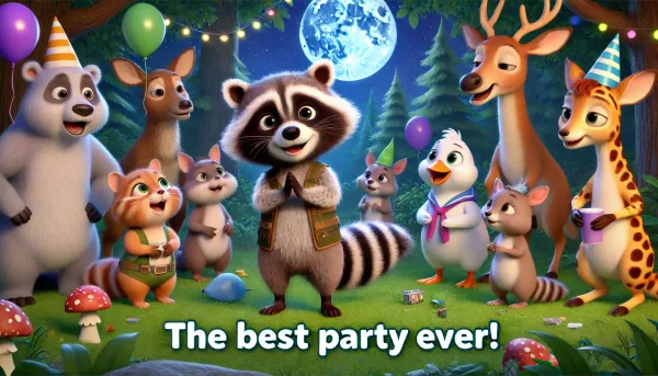 Rocky and the Raccoon Party